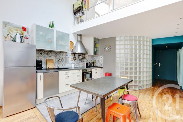 Appartement Loft à vendre - 3 pièces - 73.9 m2 - PARIS - 75020 - ILE-DE-FRANCE - Century 21 République