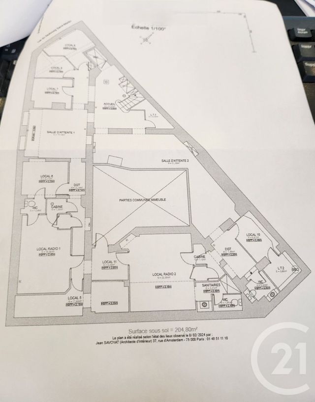 divers à vendre - 311.55 m2 - PARIS - 75010 - ILE-DE-FRANCE - Century 21 République