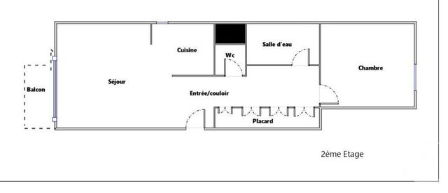 Appartement F2 à vendre - 2 pièces - 44.38 m2 - PARIS - 75019 - ILE-DE-FRANCE - Century 21 République